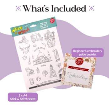 India Stick And Stitch Embroidery, 5 of 5