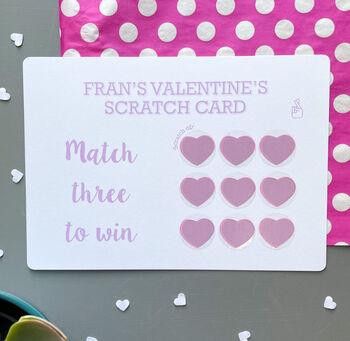 Valentine's Day Scratch Card, 6 of 6