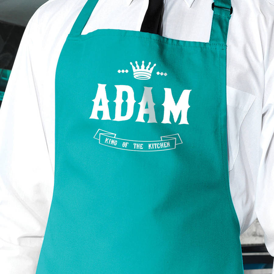Personalised 'King Of The Kitchen' Apron, 1 of 9