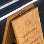 Personalised Solid Oak A Board |Perfect For Hotels Or Shops, thumbnail 10 of 12