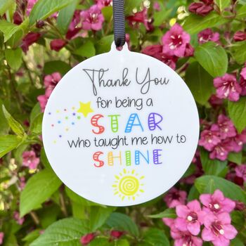 Thank You Teacher/Childminder Bottle Tag Label, 3 of 3