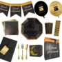 Umrah Black And Gold Party In A Box Decorations, thumbnail 1 of 10