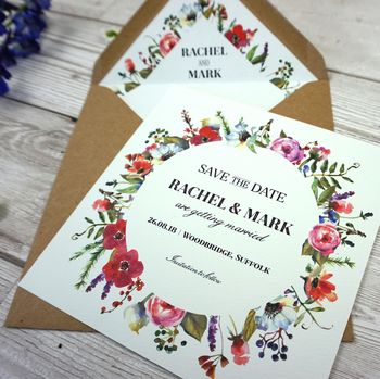 Floral Bloom Wedding Stationery, 10 of 12