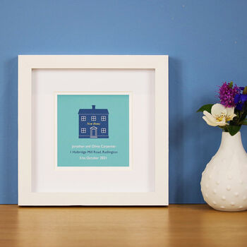 Personalised New Home Mini Print With Frame, 2 of 5