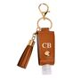 Personalised Faux Leather Hand Sanitiser Tassel Key Charms, thumbnail 7 of 7