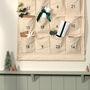 Personalised Canvas Advent Calendar Velvet Bow, thumbnail 6 of 11