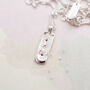 Sentimental Family Birthstone Personalised Bar Necklace, thumbnail 6 of 12