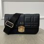 Personalised Bethany Embossed Quilted Cross Body Bag, thumbnail 3 of 4