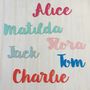 Personalised Acrylic Name Sign In Choice Of Colours, thumbnail 1 of 10