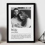 Personalised Wife Print, Gift For Wife, thumbnail 2 of 6