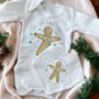 Personalised 'My 1st Christmas' Gingerbread Baby Outfit, thumbnail 4 of 6