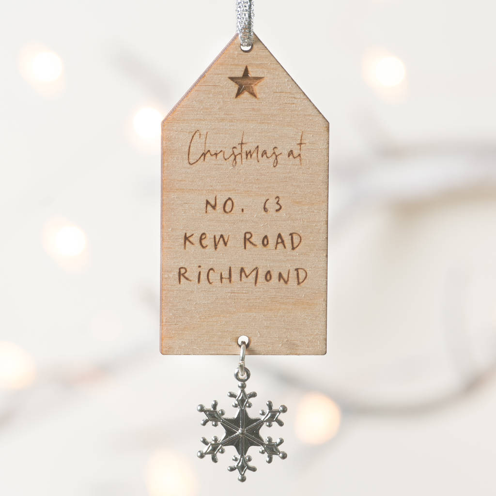Personalised Family Christmas At Decoration By EdgeInspired