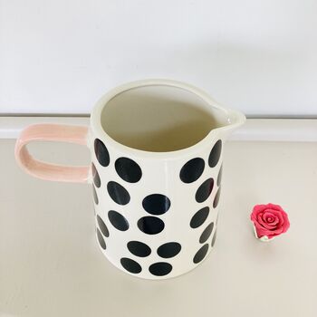 Hand Painted Large Spotty Jug, 4 of 7