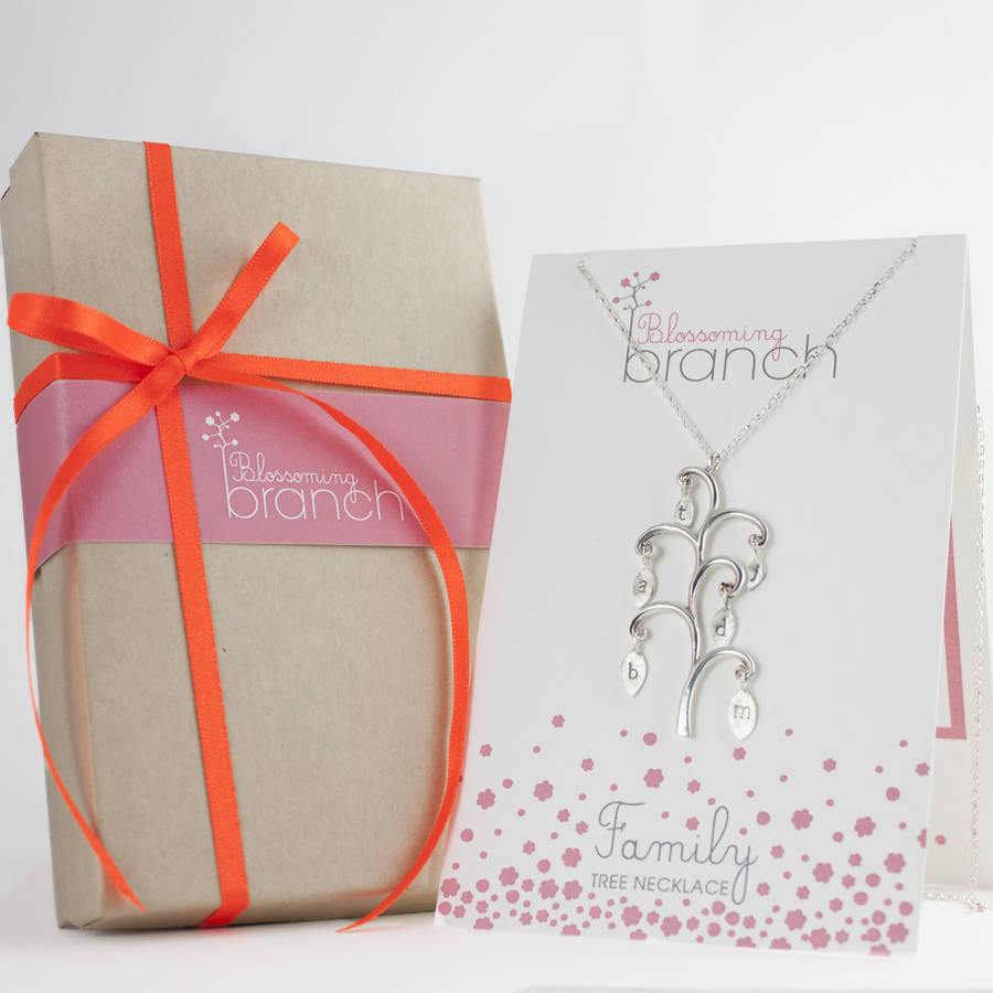 Ash Family Of Six Tree Necklace By Blossoming Branch
