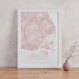 Personalised Map Of The Stars Print Valentines Day Gift, thumbnail 1 of 5