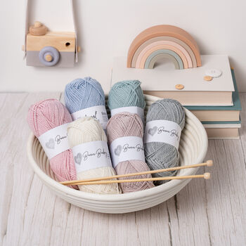Baby Cardigan Knitting Kit, 11 of 12