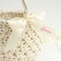 Personalised Flower Girl Basket, thumbnail 1 of 9