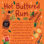 Festive Christmas Card, Hot Buttered Rum Recipe, thumbnail 3 of 3