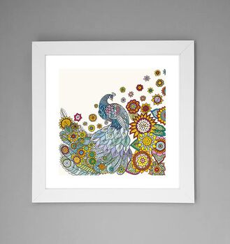 'Peacock Pattern' Print, 2 of 3