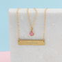 Personalised Layered Name Bar Necklace, thumbnail 8 of 12