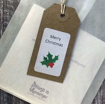 Plant A Christmas Tree Seed Paper Card, 6 of 9