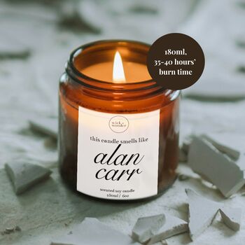 Alan Carr Candle With Matches, Funny Traitors Gifts, 2 of 12