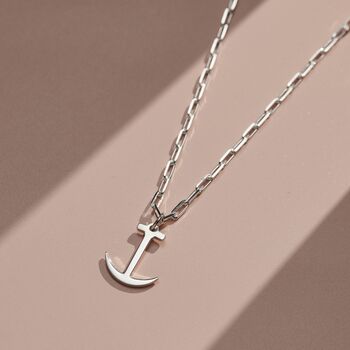 Anchor And Chain Necklace, 4 of 6