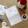 Personalised Letter From Santa With Santa Camera Bauble, thumbnail 2 of 6