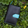 Black Multi Colour Leather Purse Wallet Rfid, thumbnail 2 of 11