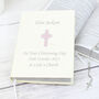 Personalised Pink Cross Holy Bible, thumbnail 1 of 4