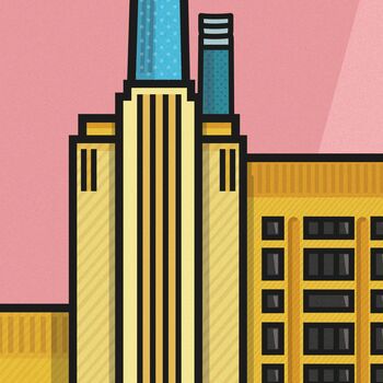 Battersea Power Station Colourful Illustration Print, 3 of 5