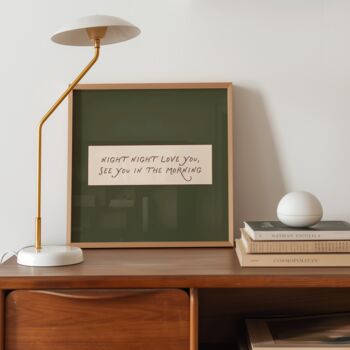 Night Night Love You Nursery Prints, 5 of 6