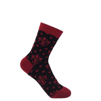 Customised Red Luxury Women's Socks Three Pair Gift, 5 of 6