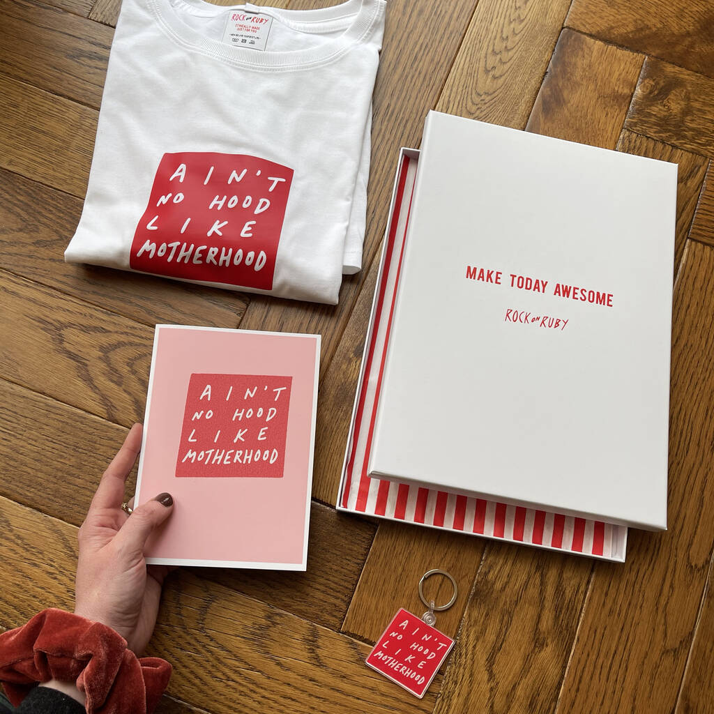 Motherhood T Shirt Gift Box Set By Rock On Ruby | notonthehighstreet.com