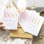 Angel Number Affirmation Cards With Wooden Stand, thumbnail 1 of 4