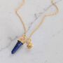 The En Pointe Lapis Lazuli Gemstone Necklace, thumbnail 3 of 8