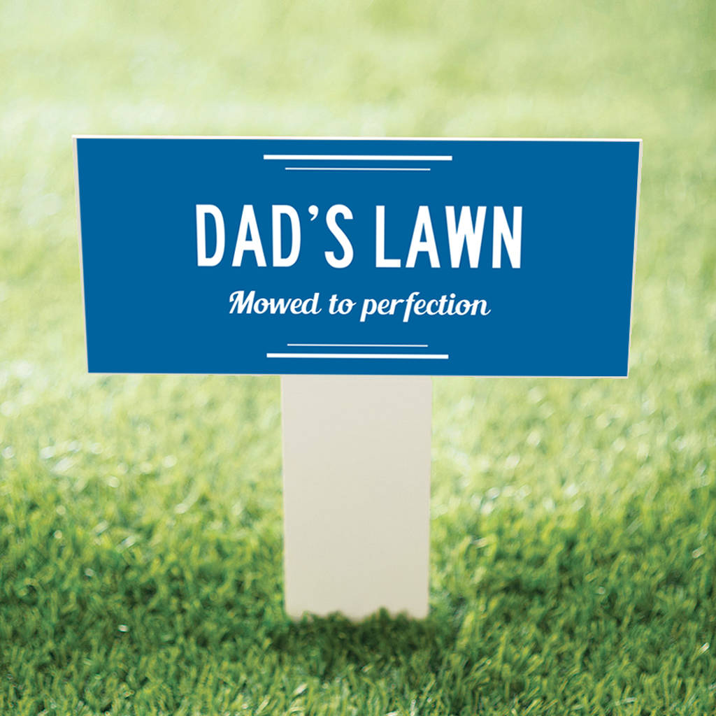 Garden Stake For Dad's Lawn By Delightful Living