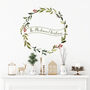 Personalised Wreath Wall Sticker, thumbnail 1 of 1