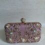 Pink Rectangular Floral Clutch Bag, thumbnail 5 of 11