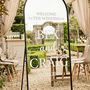 Personalised Wedding Welcome Mirror Vinyl Sticker Decal, thumbnail 2 of 5