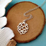 Sterling Silver Pinecone Necklace, thumbnail 2 of 9