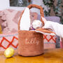 Handmade Bunny Rabbit Easter Hunt Basket, thumbnail 4 of 6