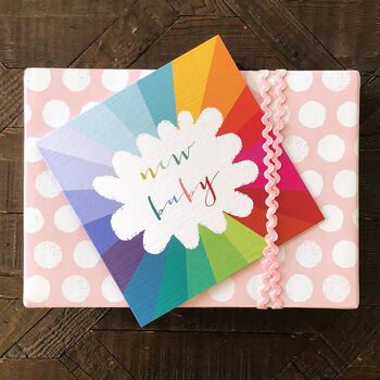 Colourful New Baby Card, 3 of 5