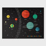 Our Solar System Kids Space Poster, thumbnail 4 of 5