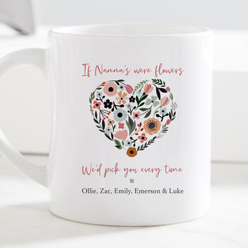 Personalised Nanna Grandma Floral Mug, 2 of 2