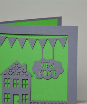 New Home Laser Cut Greeting Card, 6 of 7