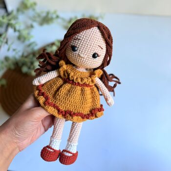 Handmade Crochet Doll, Knit Doll, Gift For Kids, 2 of 12