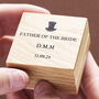 Top Hat Wedding Party Cufflink Box, thumbnail 2 of 3