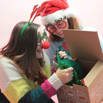 24 Selfies To Christmas Advent Calendar Box, 12 of 12