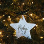 Gold Leaf Personalised Star Decoration, thumbnail 1 of 3